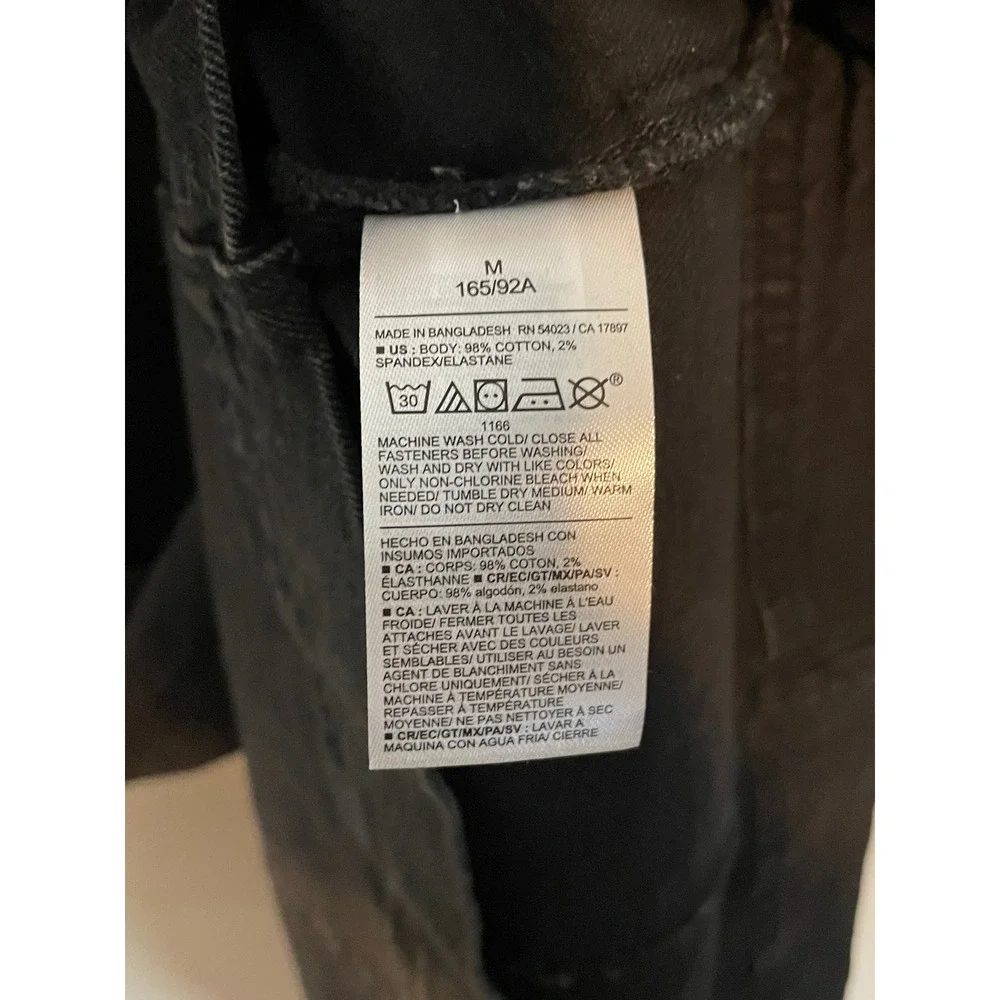 Old Navy Womens Black Fit & Flare Sleeveless Denim Midi Dress Square Neck M NEW - Picture 7 of 7